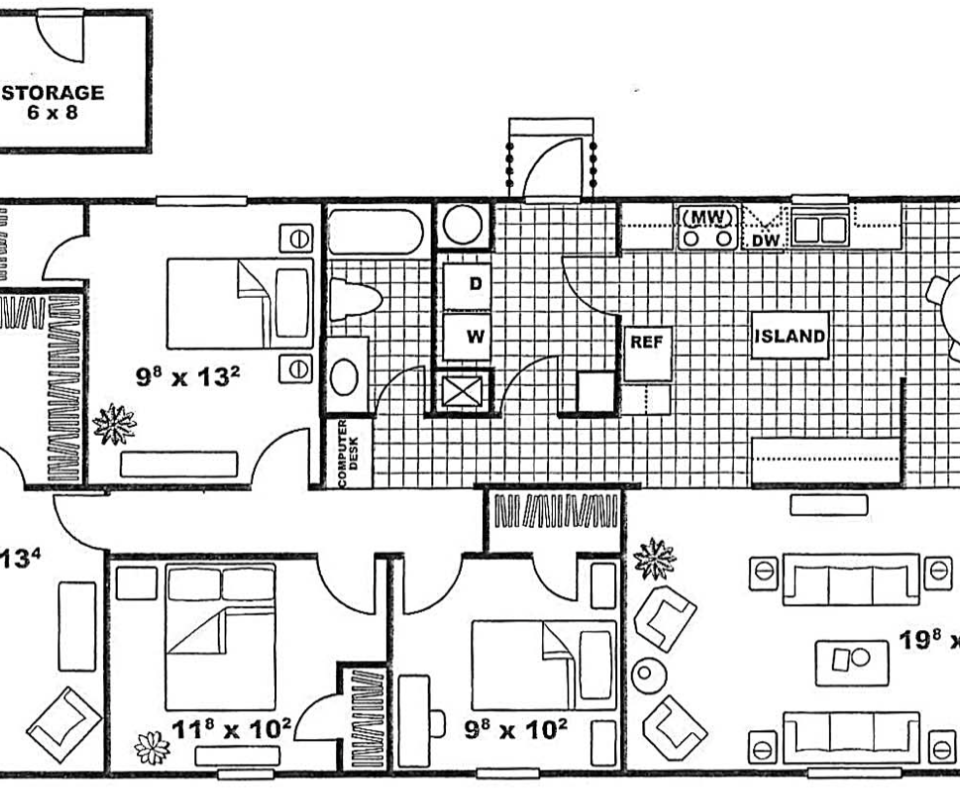 Drexel Floor Plan (D)